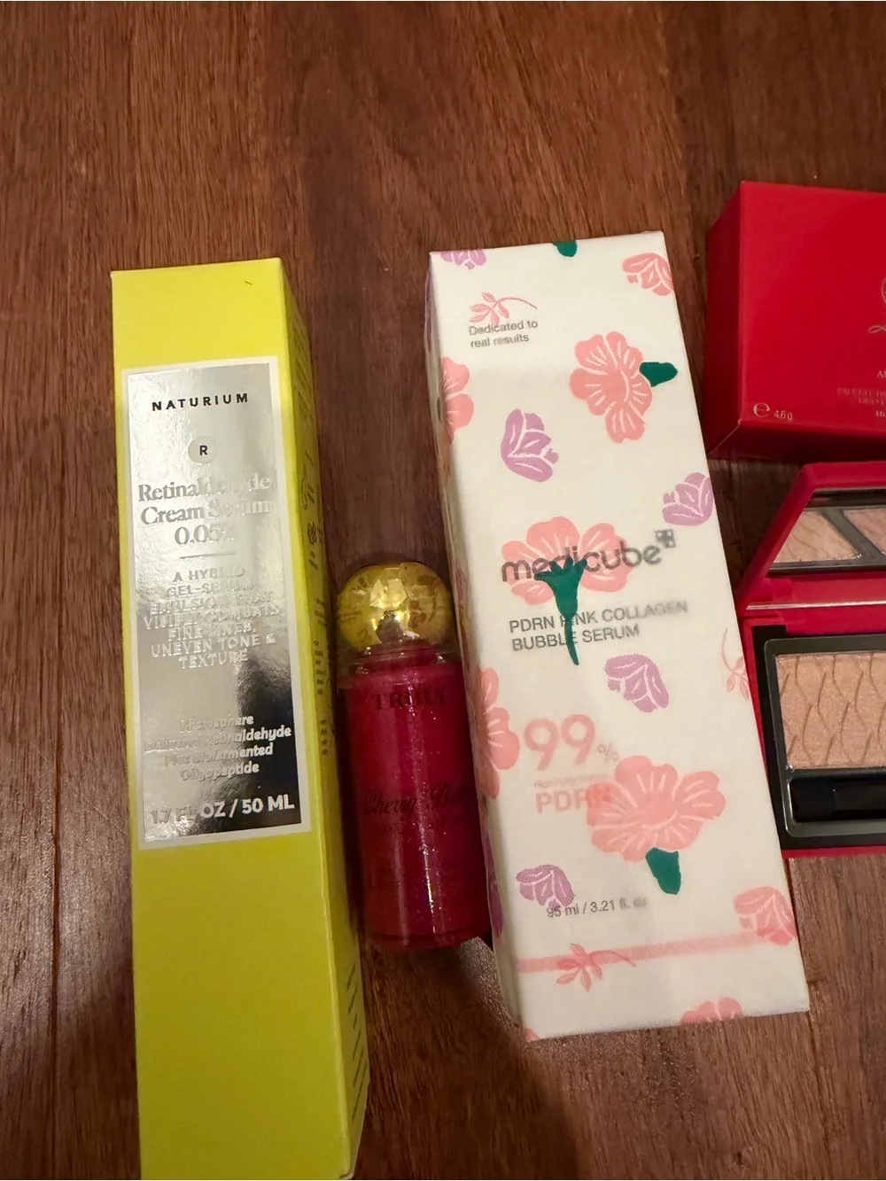 Christian Louboutin compact, medicine, truly, naturium